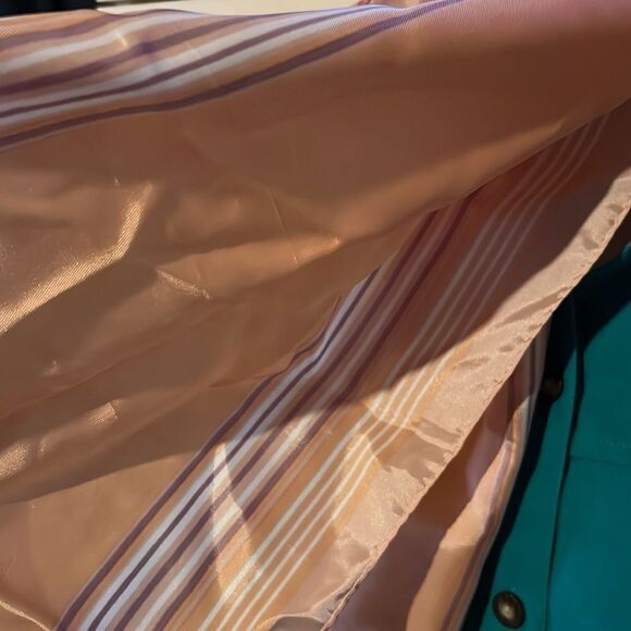 Vintage light peach acetate scarf - Picture 4 of 4